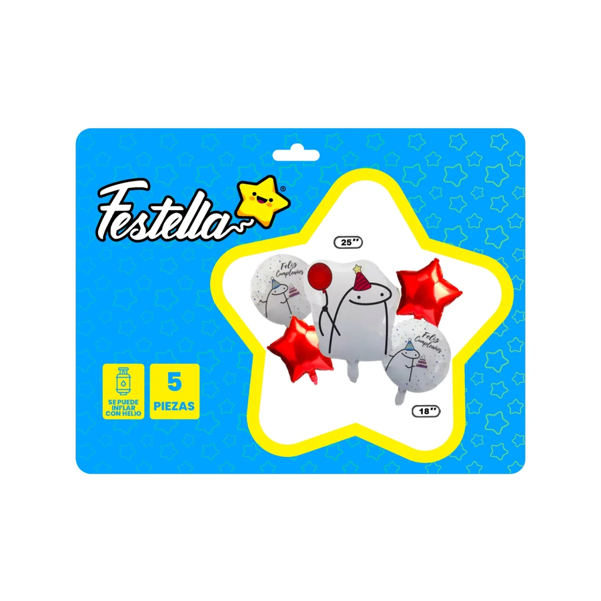 KIT GLOBO FLORK X5 (PQTX12)