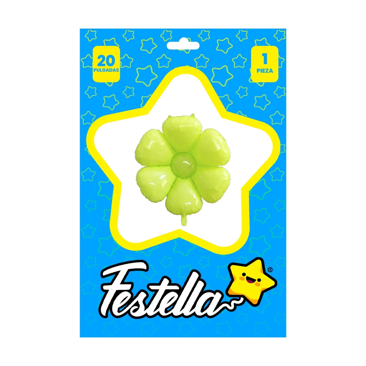 GLOBO FLOR VERDE 20" (PQTX25)