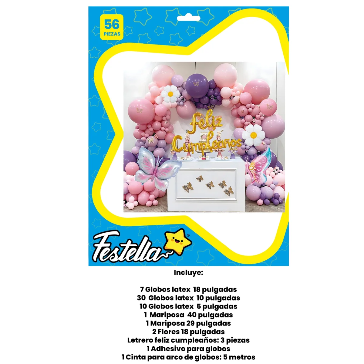 KIT GLOBO ORGANICO FIGURAS F.C X56PCS (PQTX5)