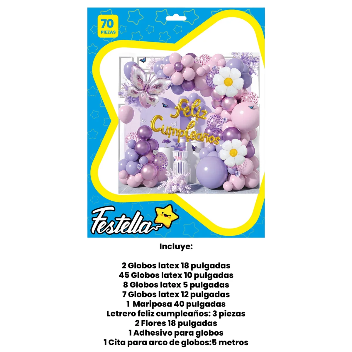 KIT GLOBO ORGANICO FIGURAS F.C X70PCS (PQTX5)