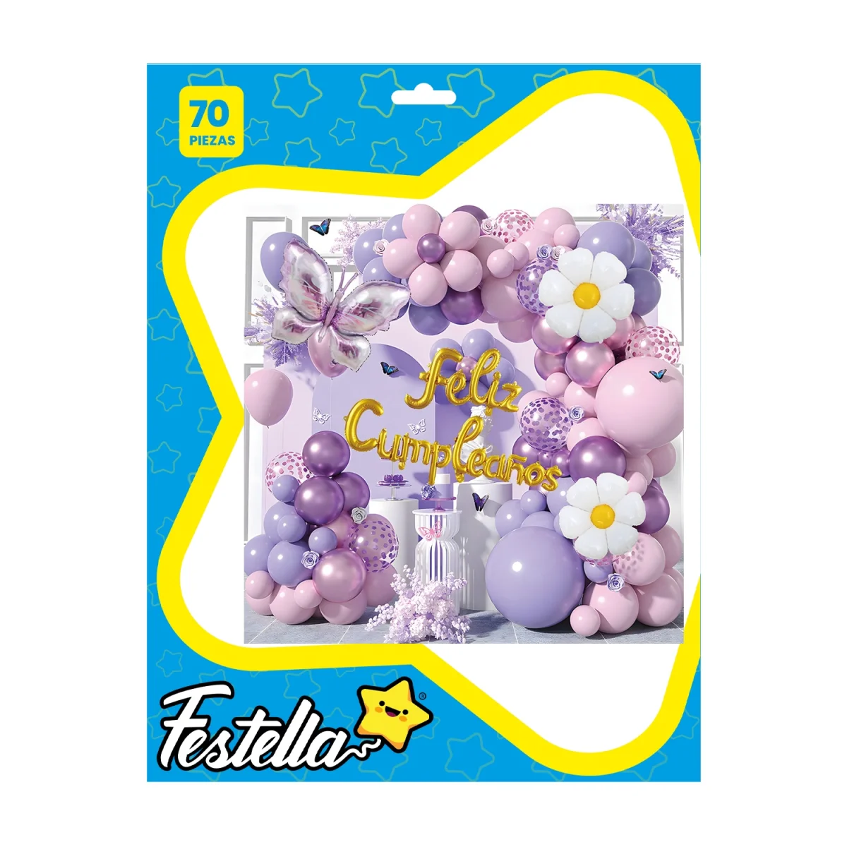 KIT GLOBO ORGANICO FIGURAS F.C X70PCS (PQTX5)