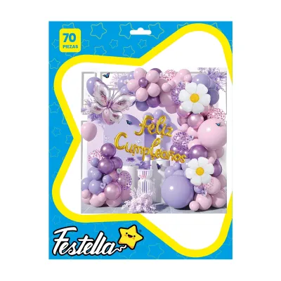 KIT GLOBO ORGANICO FIGURAS F.C X70PCS (PQTX5)