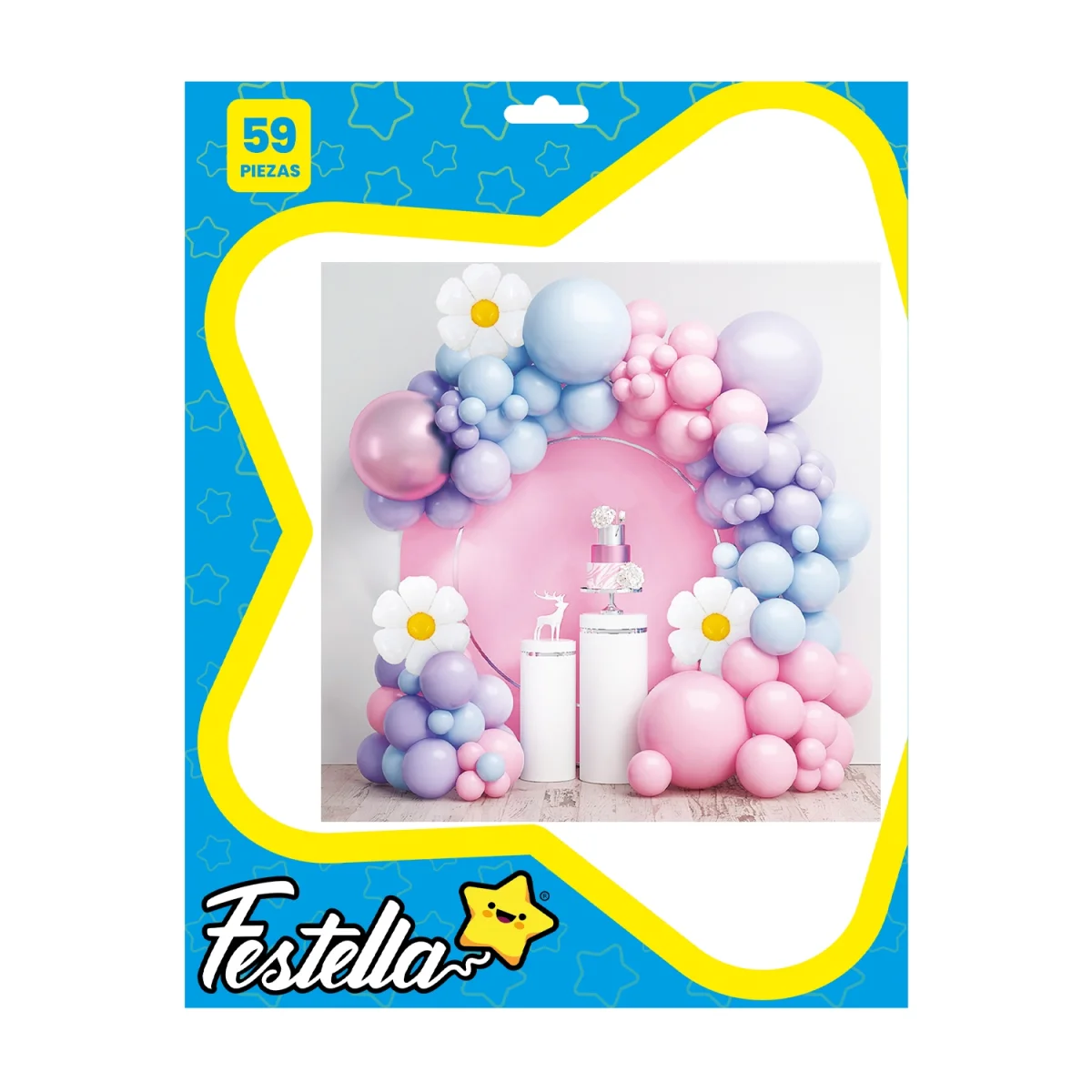 KIT GLOBO ORGANICO FLORES X59PCS (PQTX5)