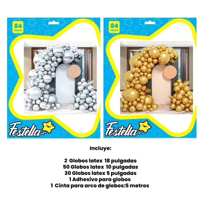 KIT GLOBO ORGANICO X84PCS (PQTX5)