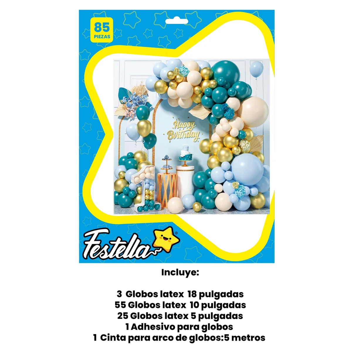 KIT GLOBO ORGANICO X85PCS (PQTX5)