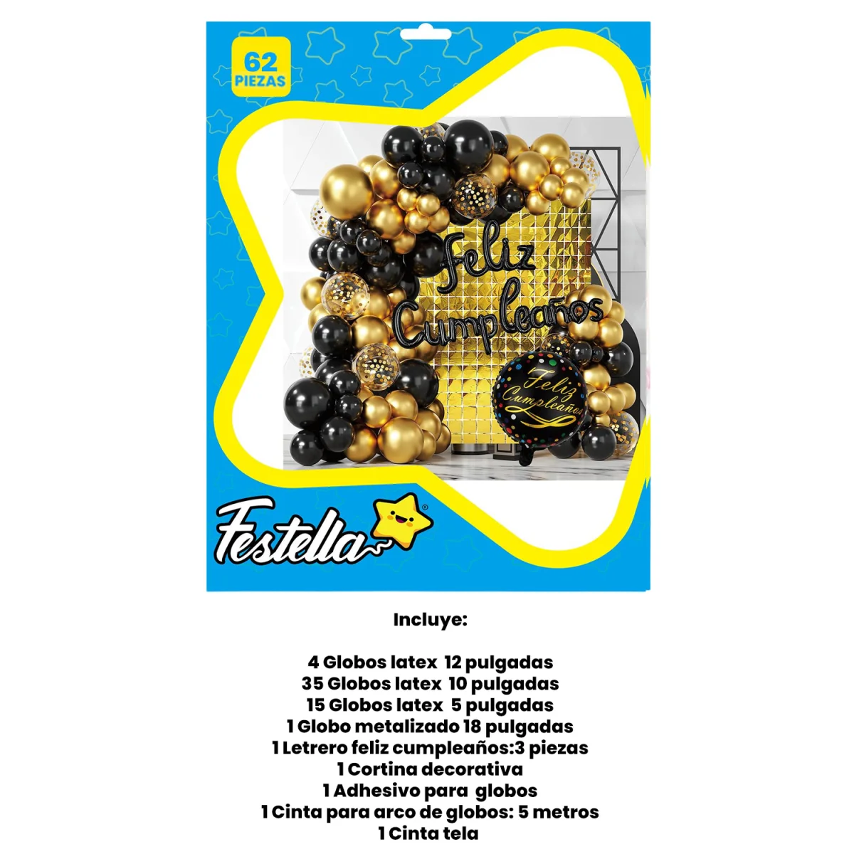 KIT GLOBO ORGANICO F.C X62PCS (PQTX5)