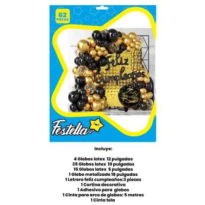 KIT GLOBO ORGANICO F.C X62PCS (PQTX5)