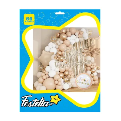 KIT GLOBO ORGANICO F.C X66PCS (PQTX5)
