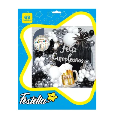 KIT GLOBO ORGANICO CERVEZA F.C X69PCS (PQTX5)