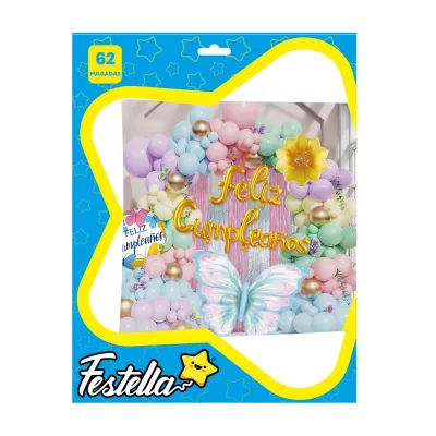 KIT GLOBO ORGANICO FIGURAS F.C X62 (PQTX5)