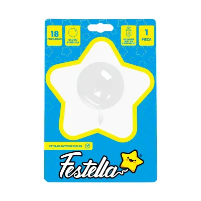 GLOBO BURBUJA 18" (PQTX25)