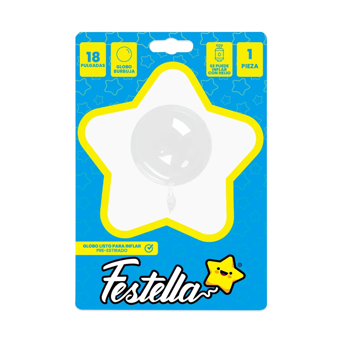 GLOBLO BURBUJA PRE-ESTIRADO 18" (PQTX25)