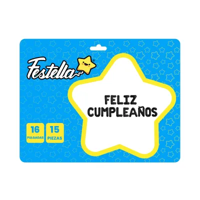 GLOBO FELIZ CUMPLEAÑOS NEGRO (PQTX12)