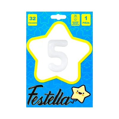 GLOBO BLANCO 32" #5 (PQTX25)