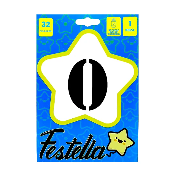 GLOBO NEGRO 32" #0 (PQTX25)