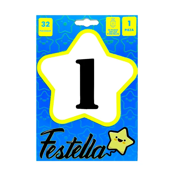 GLOBO NEGRO 32" #1 (PQTX25)