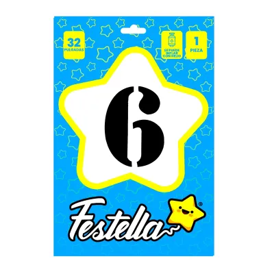 GLOBO NEGRO 32" #6 (PQTX25)