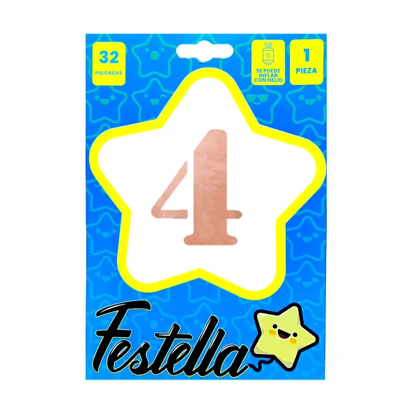 GLOBO PALO ROSA 32" #4 (PQTX25)