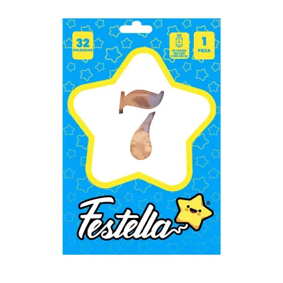 GLOBO PALO ROSA 32" #7 (PQTX25)