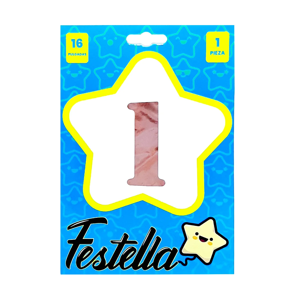 GLOBO PALO ROSA 16" #1 (PQTX25)