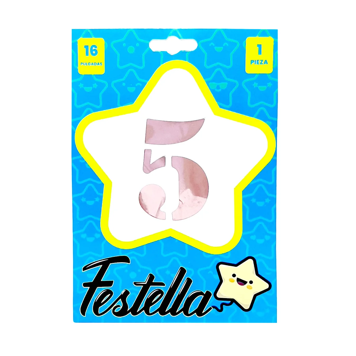 GLOBO PALO ROSA 16" #5 (PQTX25)