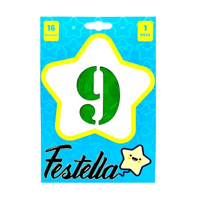 GLOBO VERDE 16" #9(PQTX25)