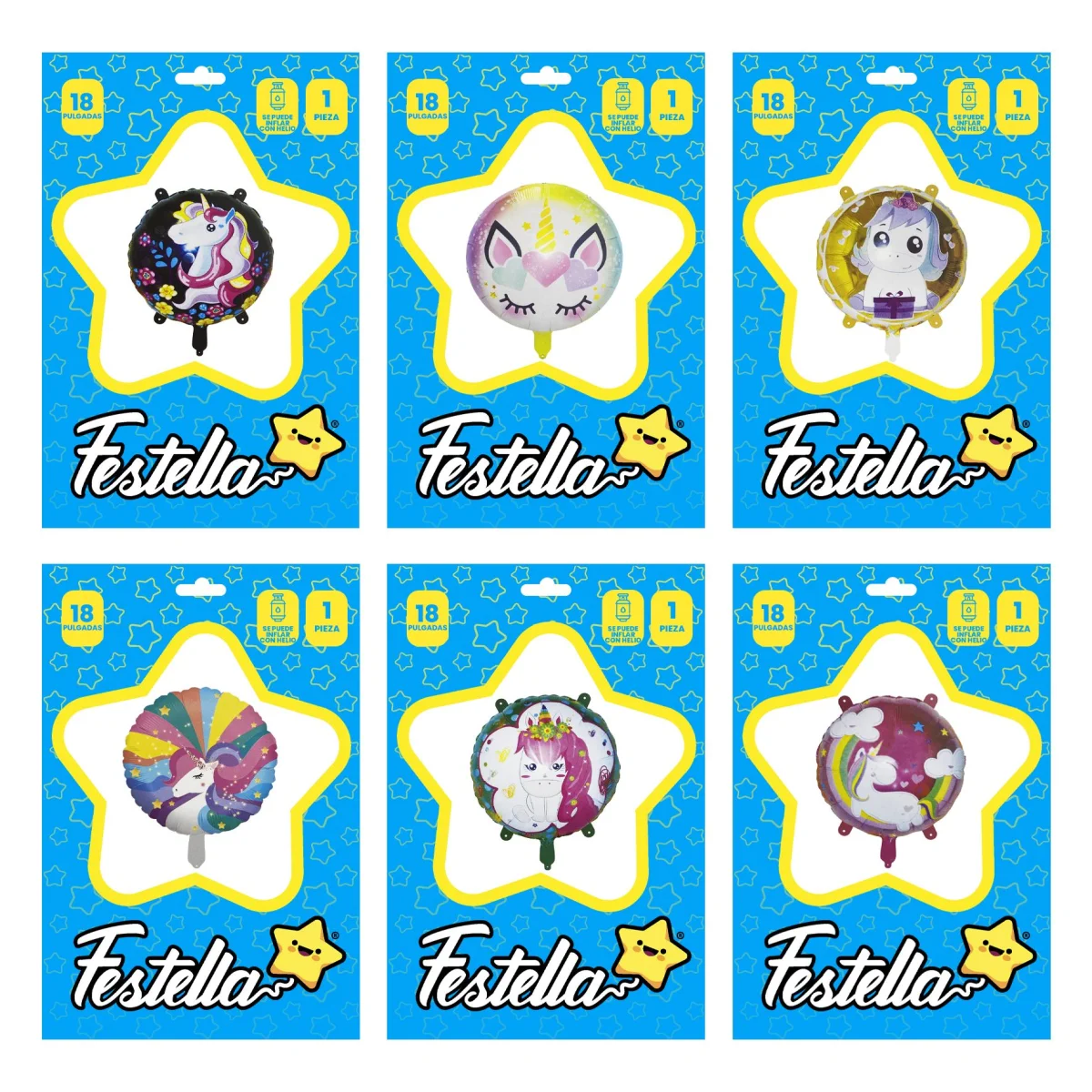 GLOBO UNICORNIO 18"(PQTX25)