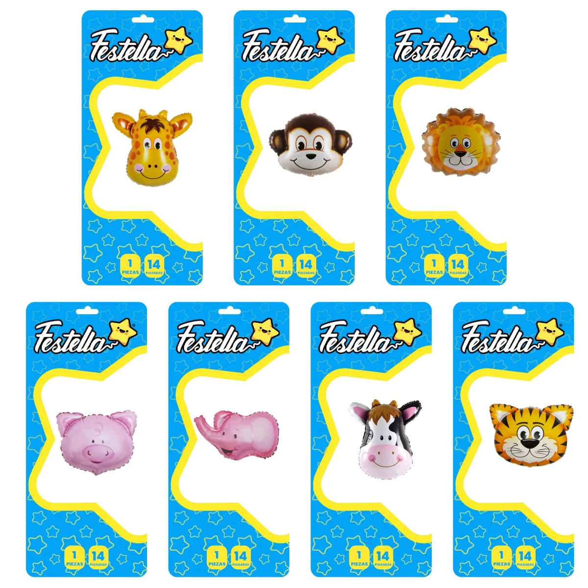 GLOBO ANIMALES 14" (PQTX25)