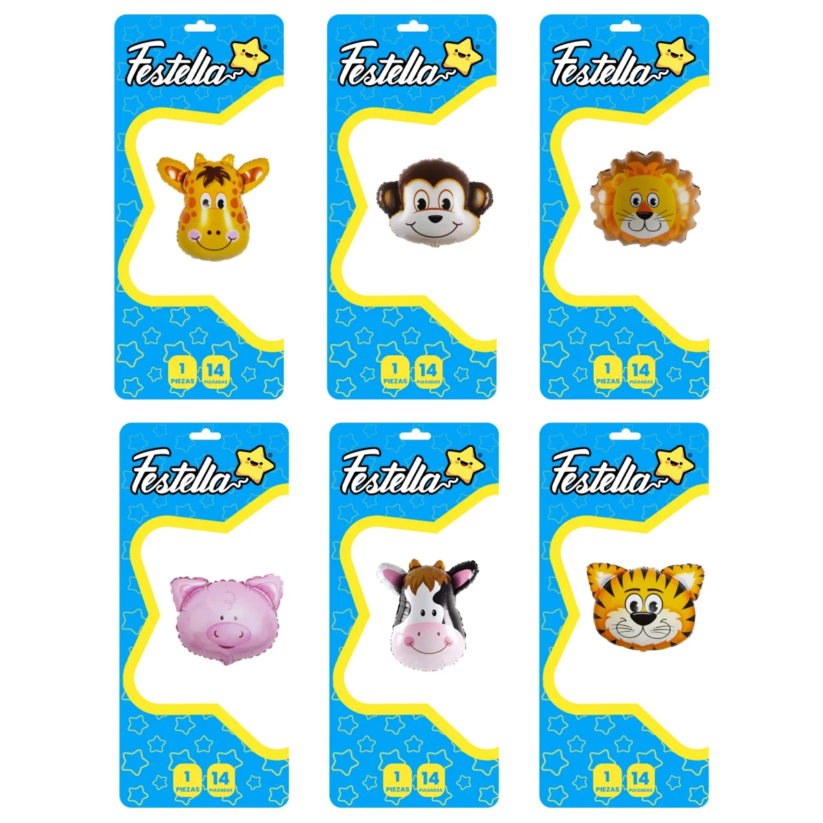 GLOBO ANIMALES 14" (PQTX25)