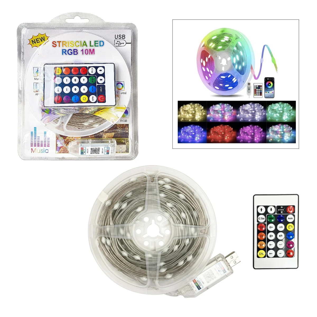 CINTA LUZ LED 10M/5V,