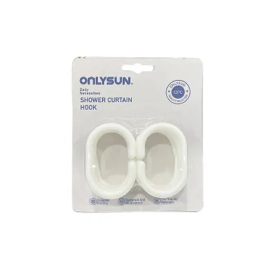 GANCHO PARA CORTINA DE BAÑO X12