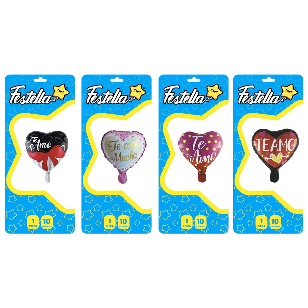 GLOBO TE AMO  10".(PQTX25),