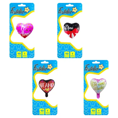 GLOBO TE AMO  10".(PQTX25),