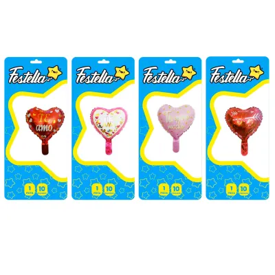 GLOBO TE AMO 10".(PQTX25)