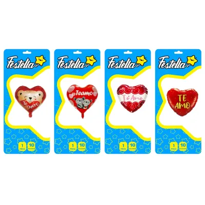 GLOBO TE AMO 10".(PQTX25)