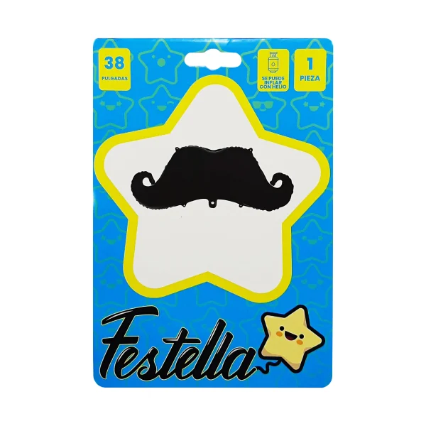 GLOBO BIGOTE 39" (PQTX25)