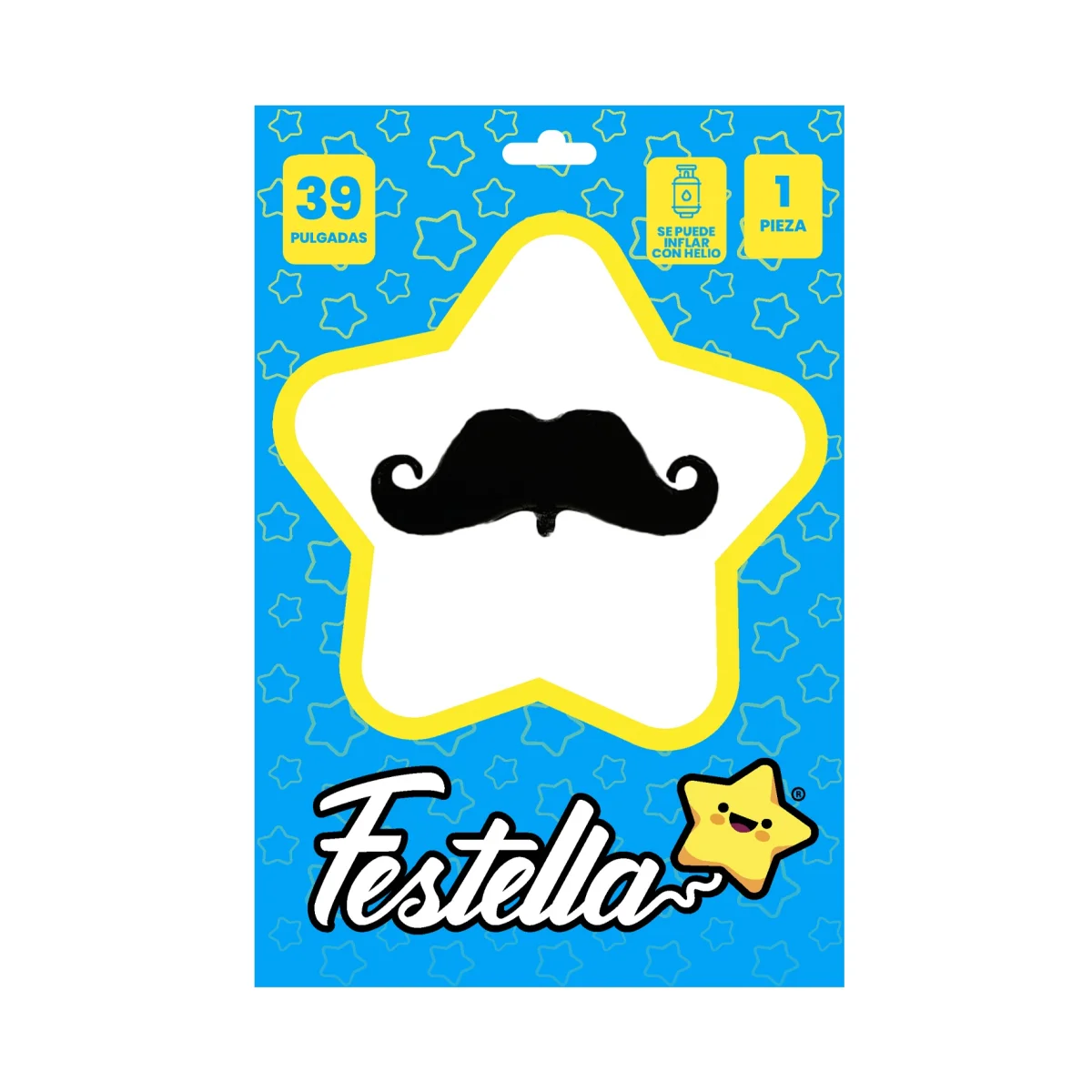 GLOBO BIGOTE 39" (PQTX25)