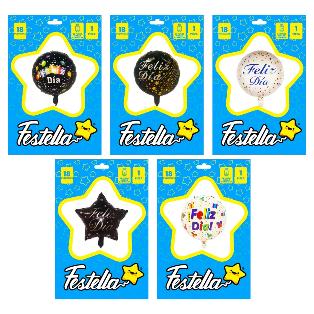 GLOBO FELIZ DIA 18" (PQTX25)