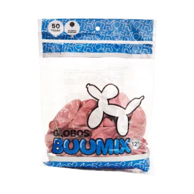 GLOBO DE LATEX ESPEJO ROJO R12 X50