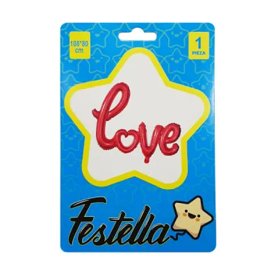 GLOBO LOVE ROJO 40".(PQTX25)