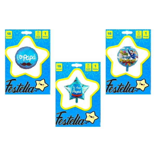 GLOBO SURTIDO PAPA 18" (PQTX25)