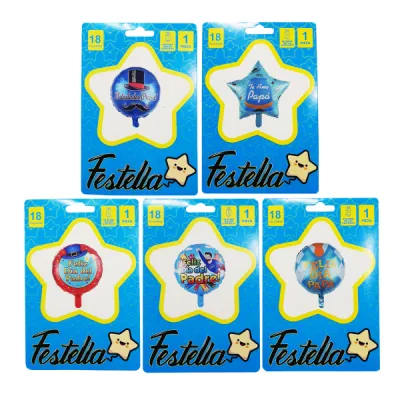 GLOBO SURTIDO PAPA 18" (PQTX25)