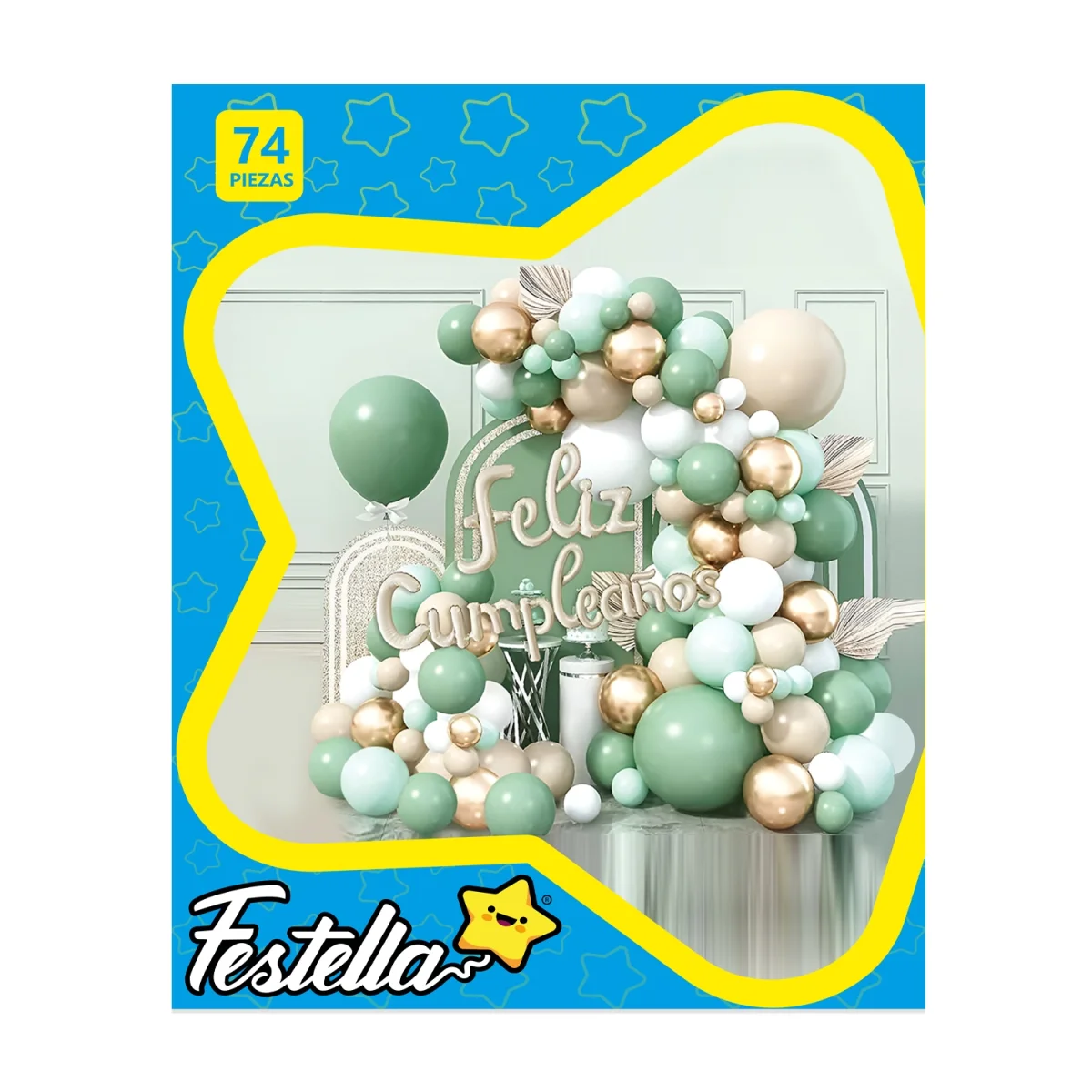 KIT GLOBO ORGANICO F.C X74PCS (PQTX5)