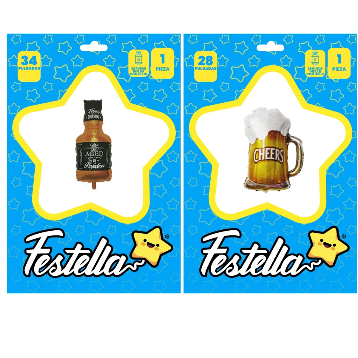 GLOBO LICOR 34"Y 28"(PQTX25)