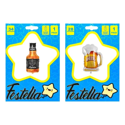 GLOBO LICOR 34"Y 28"(PQTX25)