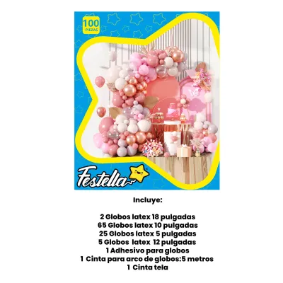KIT GLOBO ORGANICO X100PCS (PQTX5)
