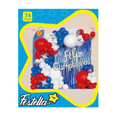 KIT GLOBO ORGANICO F.C X74PCS (PQTX5)