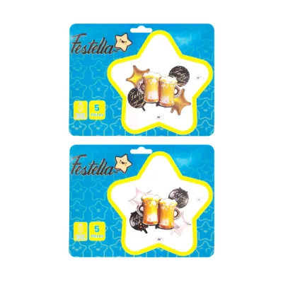 KIT GLOBO CERVEZA DOBLE X5 (PQTX12)