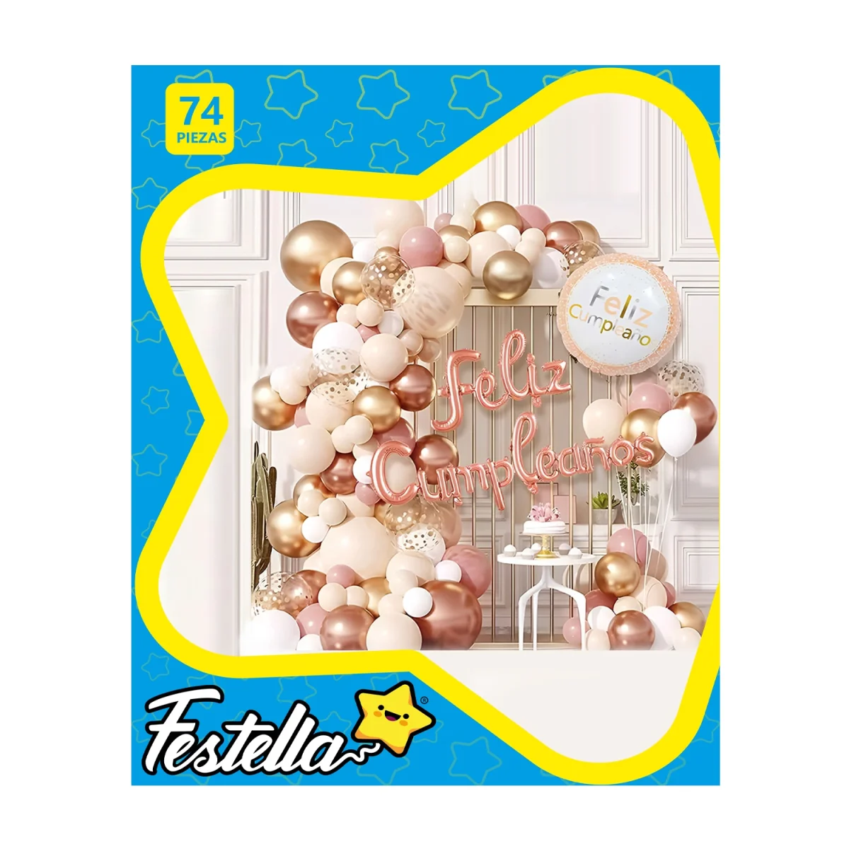 KIT GLOBO ORGANICO F.C X74PCS (PQTX5)