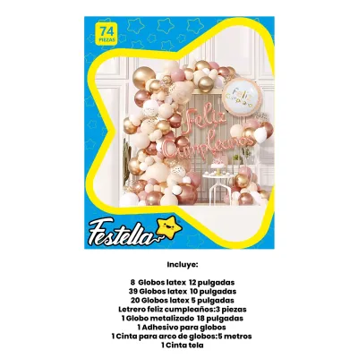 KIT GLOBO ORGANICO F.C X74PCS (PQTX5)